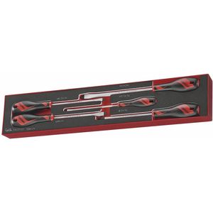 Schroevendraaierset Plat-Ph Foamx4 tray 5 delig Teng Tools TEX915N