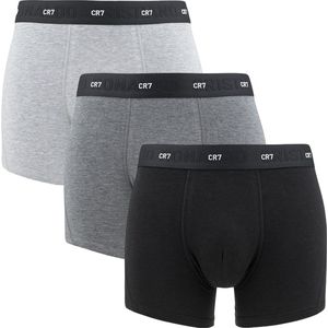 CR7 3P bamboe boxers grijs & zwart - XL