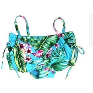 Bikini Dames- Leuke Beugel Bikini (Niet Voorgevormd)2-delig Set- Nieuw Collectie Dames Badmode&Bikini Badpak Zwempak VM359- Blauw groen- Maat 36