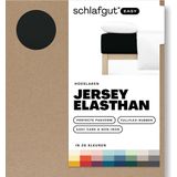 schlafgut Easy Jersey Elasthan Hoeslaken XL - 180x200 - 200x220 799 Off-Black