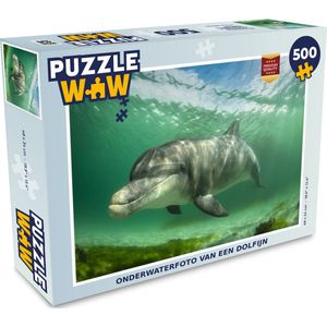 Puzzel Dolfijn - Dieren - Water - Legpuzzel - Puzzel 500 stukjes