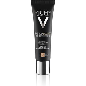 Vichy Dermablend 3D correctie foundation nr45 30ml voor een vette en onzuivere huid