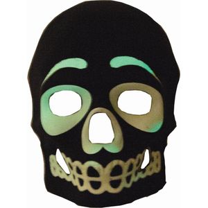 Masker skelet Glow in the dark - doodskop masker