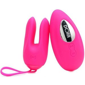 Dorr - Ozzy - Rabbit vibrerend eitje + opleg vibrator - roze