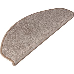 Karat Trapmat - Sundae - Zelfklevend - Halfrond - Beige - 23,5 x 65 cm