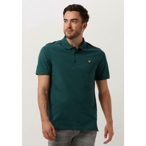 Lyle & Scott Plain Polo Polo's & T-shirts Heren - Polo shirt - Donkergroen - Maat XS