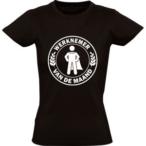 Werknemer van de maand Dames T-shirt | collega | bedrijf | baas | bedrijfsfeest | cadeau | kado  | shirt