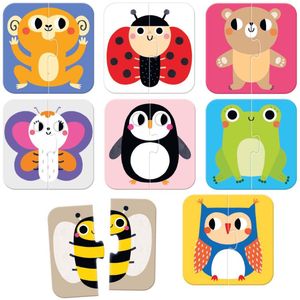 Banana Panda On-the-Go Puzzel halve dieren 18m+