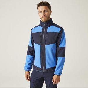 Regatta E-volve Unisex 2-Layer Softshell Jacket RG753 - Strong Blue/Navy - XS