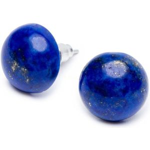Zentana Lapis Lazuli Oorknopjes - Edelsteen Oorbellen - Oorstekers - Zelfvertrouwen