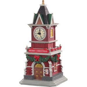 Lemax - Tannenbaum Clock Tower, B/o (1.5v) - Kersthuisjes & Kerstdorpen
