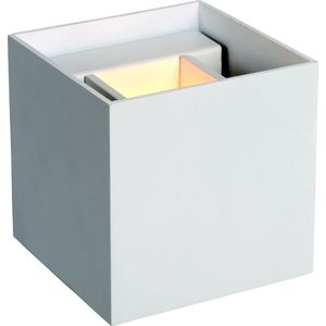 Lucide AXI - Wandspot / Wandlamp Badkamer - LED - 2x3,5W 2700K - IP54 - Verstelbare stralingshoek - Wit