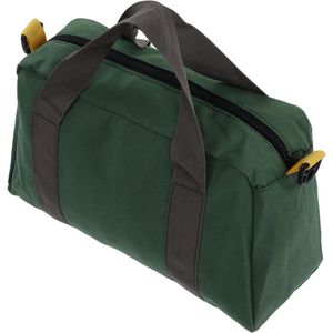 Grote canvas gereedschapstas - 40 x 22 x 15 cm - leeg - waterdicht - met handvat - multifunctioneel - slijtvast - elektricien/timmerwerk - organizer tas