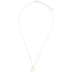 Behave Dames ketting zilver met zirconias 40 cm