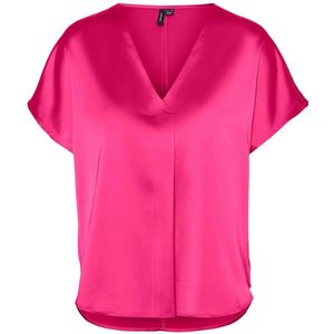 VERO MODA VMHABY SS TOP WVN CE CP Dames Top - Maat S