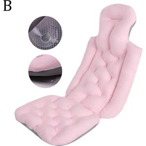 Luxe Bad Kussen - Roze - Anti-Slip Spa Head Rest Kussen Back Support - Baden - Waterproof Baby Kussen - Bio Materiaal