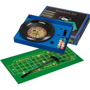 Rouletteset Luxe Compleet 12 inch/30 cm - Populair familie spel voor 2 spelers