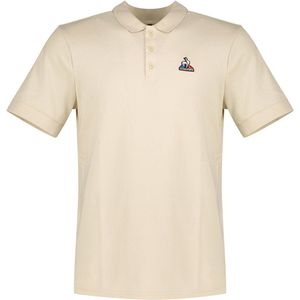 Le Coq Sportif 2320865 Ess N°2 Polo Met Korte Mouwen Beige M Man