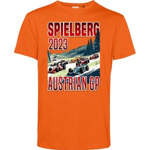 T-shirt auto GP Austrian Spielberg 2023 | Formule 1 fan | Max Verstappen / Red Bull racing supporter | Oranje | maat XXL