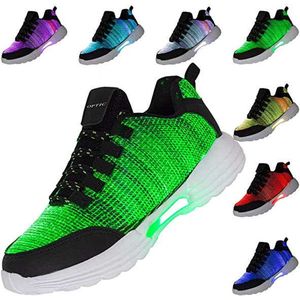 led schoenen fiber met lichtjes- led fiber optic - lichtgevende schoenen - festival kleding - schoenen met lichtjes