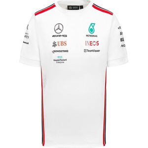 Mercedes-Amg Petronas Team Mens Driver Tee white L - Lewis Hamilton - George Russel - Formule 1 - t-shirt