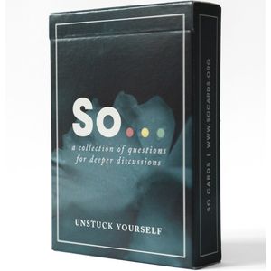 So Cards: Unstuck Yourself - questions for conversation and self-reflection - gespreksstarter