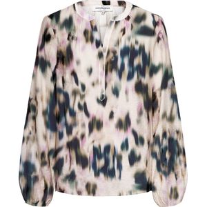 ELSIE FADED FLOWER KN-Khaki multi - XL