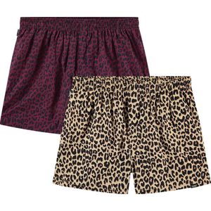 Pockies - 2-Pack - Leopard Boxers - Boxer Shorts - Maat: S