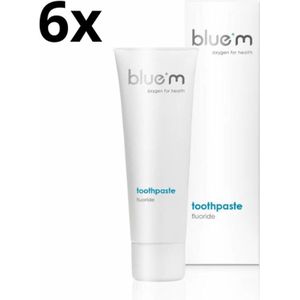 6x Bluem Tandpasta Perio Care Fluoride 75 ml - Voordeelverpakking