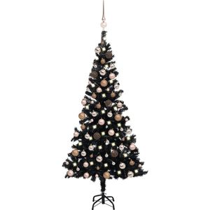 vidaXL-Kunstkerstboom-met-verlichting-en-kerstballen-180-cm-PVC-zwart