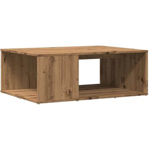 vidaXL Salontafel - Artisan Eiken - 90x67x33 cm Salontafel - Salontafels - Bijzettafel - Banktafel
