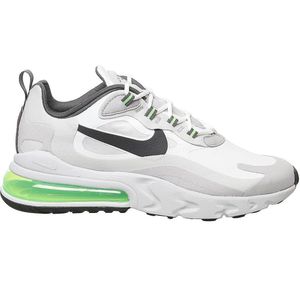 NIKE AIR MAX 270 REACT ( Summit White/ Grey/ Silver Lilac/ Electric Green) Dames/ kinderen- maat 38