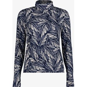 TwoDay dames top blauw met print - Maat S