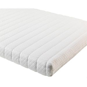 EasyBedden® Topmatras - 110x190 - Topper Matras HR Koudschuim - Hybrid - Topdekmatras - circa 9 cm - Afritsbaar Wasbaar Tijk - Orthopedisch Purschuim - Anti-allergisch - Topper Hotel XL - Anti Bacterieel