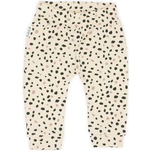 Cutely legging dots newborn - maat 56 - beige legging met stippen - newborn broekje - baby legging