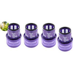 4 x HEPA filter geschikt voor Dyson V11, SV14, SV22 Stofzuiger Motor Wasbaar Absolute Pro Total Clean Torque Drive Animal Parquet SV14.
