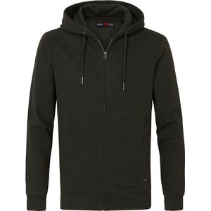 Petrol Industries - Heren Essential Zip Hoodie - Groen - Maat XXL