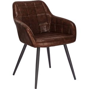 Rootz Moderne Eetkamerstoel - Comfortabele stoel - Stijlvolle zitting - Ergonomisch ontwerp - Duurzame constructie - Waterafstotend - 49 cm x 43 cm x 81 cm