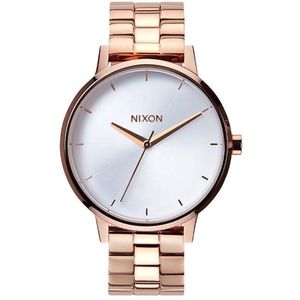 Nixon The Kensington SS Rose Gold White horloge A0991045