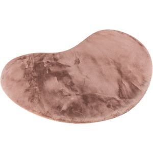 Lalee Heaven - Organische Vloerkleed - Tapijt – Karpet - Hoogpolig - Superzacht nier vorm -comfy Fluffy - rabbit fur- 160x230 cm Organische vorm baby roze