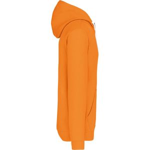 Sweatshirt Heren S Kariban Lange mouw Orange / White 80% Katoen, 20% Polyester