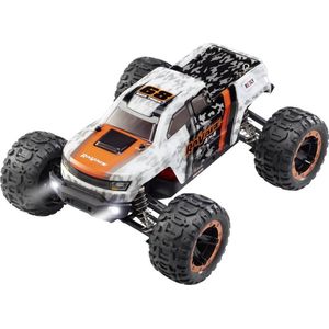 Reely RaVage 4x4 Oranj - Wit Brushed 1:16 RC Auto Elektro Monstertruck 4WD RTR 2,4 GHz Incl. Accu en Laadkabel