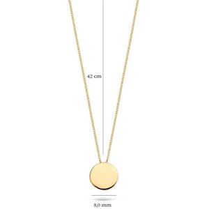 Blush Ketting Dames - Goud - 42 cm - Halsketting Dames Geen bewerking - Collier