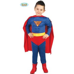 Fiestas Guirca - Superhero Kids gespierd met cape (7-9 jaar)
