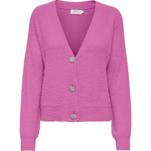 Only Vest Onlella Piumo Ls Cardigan Knt Nca 15259564 Super Pink Dames Maat - XS