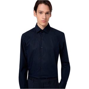 Hugo Kenno Shirt Blauw 41 Man