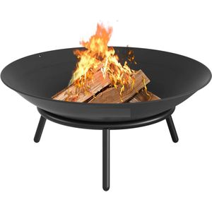 Betaalbare Goederen® Vuurkorf Rond - Vuurkorf Voor Buiten - Terrashaard - Buitenkachel - Tuinvuurkom