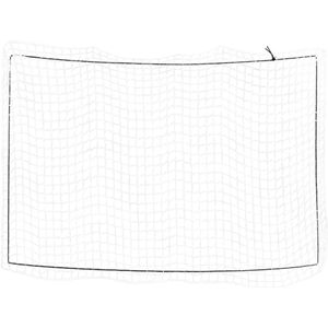 vidaXL - Aanhangwagennet - elastisch - touw - 2,2x1,5 - m - polypropeen - wit