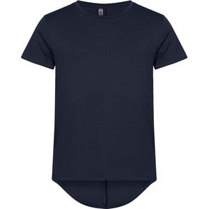 Clique 2 Pack Heren T-shirt met verlengd rugpand kleur Navy Blue maat 3XL