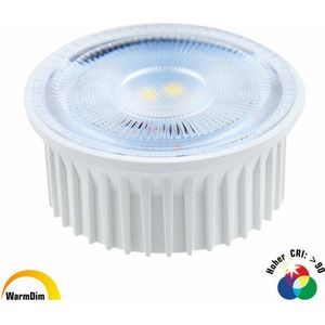 Ledmaxx LED Module MR16 230V 5W 300lm WarmDim 1800K-3000K Dimbaar Cri95 Ø5cm | Geen fitting | Warm Wit naar Zeer Warm Wit | 5 watt | 15.000 Branduren